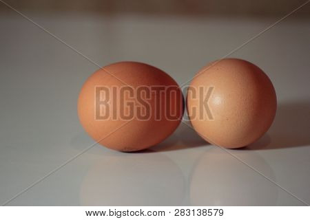 Eggs Are Waiting In The Row For Baking No3