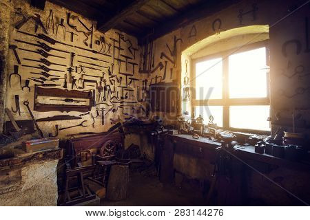Tranditional Smithy Workshop Interior