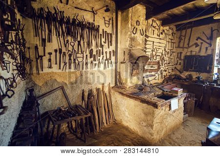 Tranditional Smithy Workshop Interior