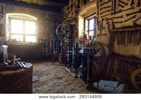 Tranditional Smithy Workshop Interior