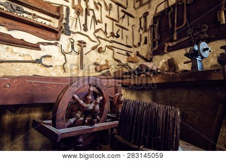 Tranditional Smithy Workshop Interior