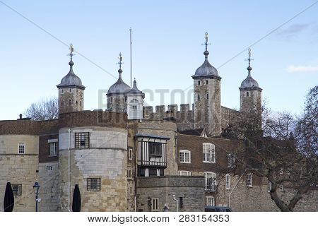 London, Uk - May 20, 2017. London Cityscape Across The River Thames With A View Of The Tower Of Lond