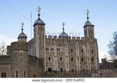 London, Uk - May 20, 2017. London Cityscape Across The River Thames With A View Of The Tower Of Lond