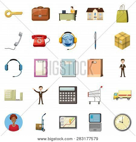 Remittance Of Money Icons Set. Cartoon Set Of 25 Remittance Of Money Icons For Web Isolated On White