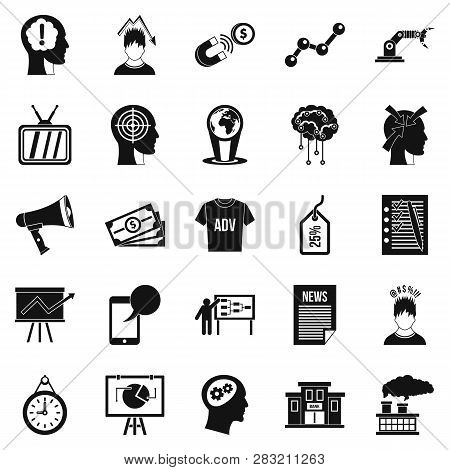 Brainchild Icons Set. Simple Set Of 25 Brainchild Icons For Web Isolated On White Background