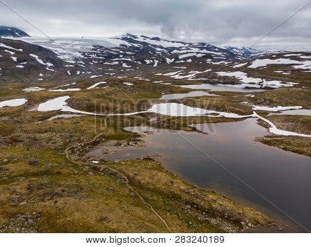 Mountains Landscape. Norwegian Route Sognefjellet