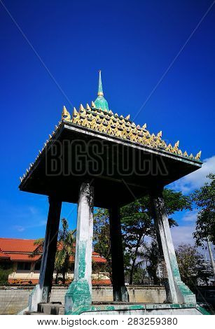 Ancient Crematory In Northern Countryside Of Thailand