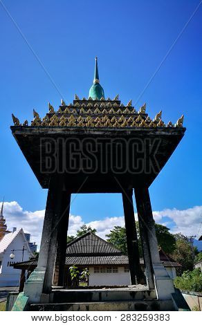 Ancient Crematory In Northern Countryside Of Thailand .