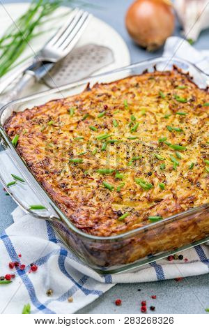 Homemade Potato Casserole Kugel.