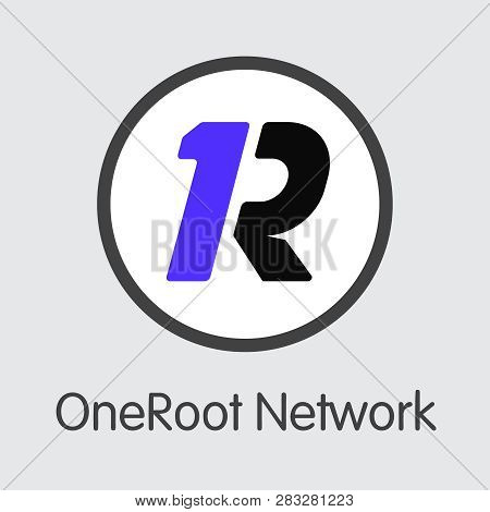 Rnt - Oneroot Network. The Icon Of Money Or Market Emblem.