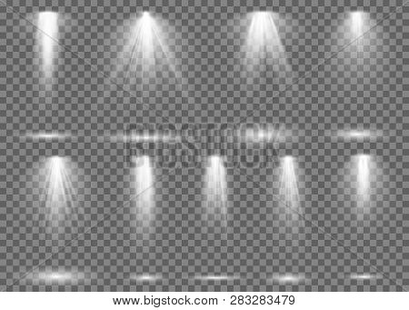 Floodlight. Light Spotlight Stage Beam, Spot Lamp Projection Studio Lights Beam Concert Club Show Sc