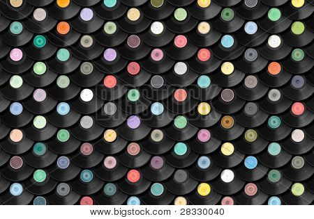 レコードのコレクション