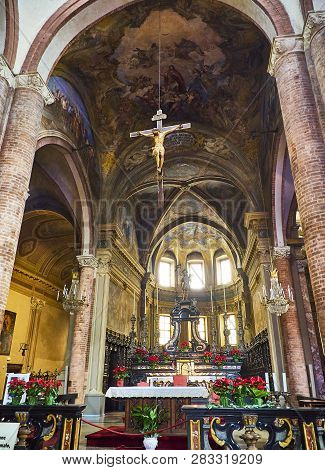 The Saint Secondo Catholic Church, Collegiata Di San Secondo. Asti, Piedmont, Italy.