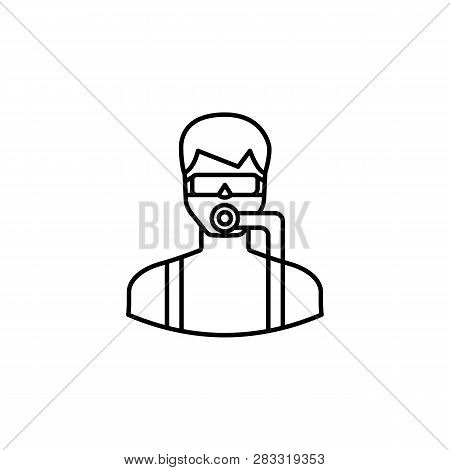 Avatar Diver Outline Vector & Photo (Free Trial) | Bigstock