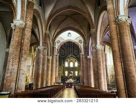 The Saint Secondo Catholic Church, Collegiata Di San Secondo. Asti, Piedmont, Italy.