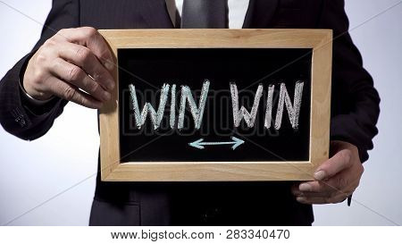 Win-win Written On Image & Photo (Free Trial) | Bigstock