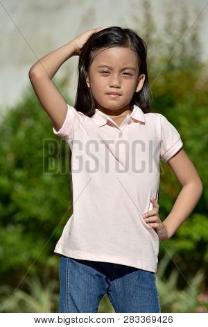 A Minority Girl Posing