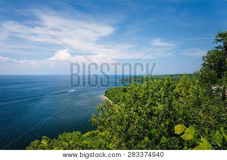 Scenic Overlook Of The Coast At Peninsula State Park
