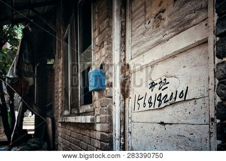 CHONGQING, CHINA â MARCH 13: Xiahao Old street with buildings on March 13, 2018 in Chongqing. With 17M population, it is the most populous Chinese municipality.