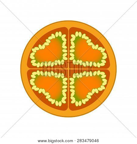 Isolated Cut Lulo Image, Vector Illustration Design
