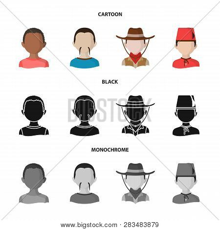 Vector Design Of Imitator And Resident Logo. Set Of Imitator And Culture Stock Vector Illustration.