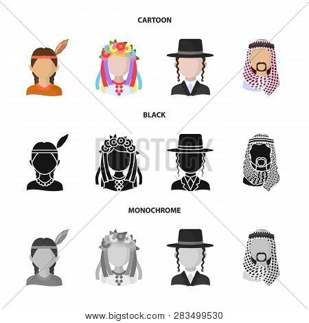 Vector Design Of Imitator And Resident Symbol. Set Of Imitator And Culture Stock Vector Illustration