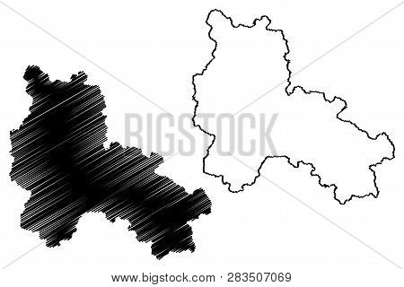 Lang Son Province (socialist Republic Of Vietnam, Subdivisions Of Vietnam) Map Vector Illustration, 
