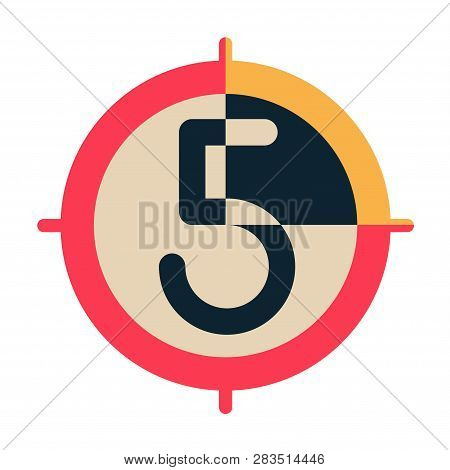 Movie Countdown Vector Illustration In Flat Color Design