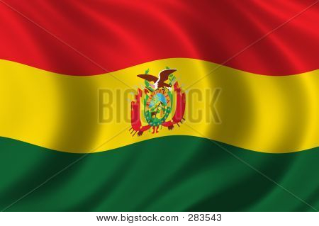 Flag i Bolivia