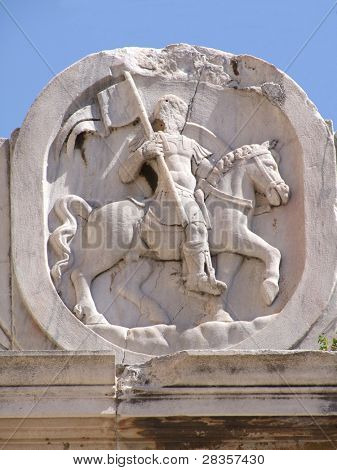 Simbolo della Zara di città, San Crisogono, Croazia