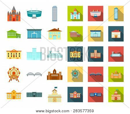 Building Repair Cartoon, Flat Icons In Set Collection For Design.building Material And Tools Vector 
