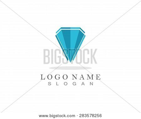 Diamond Logo Template Vector Icon Illustration Design