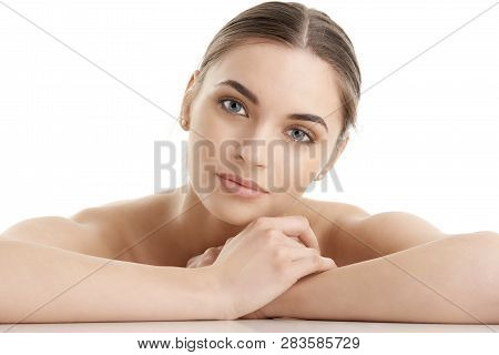 Beautiful Young Woman With Perfect Skin