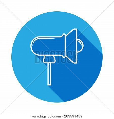 Dimmer For Camera Icon With Long Shadow. Signs And Symbols Can Be Used For Web, Logo, Mobile App, Ui