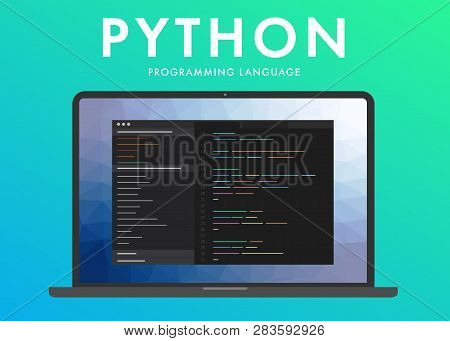 Python Programming Vector & Photo (Free Trial) | Bigstock