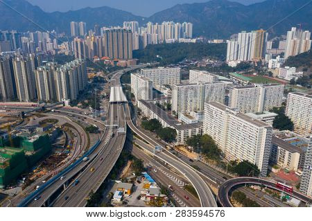 Choi Hung, Hong Kong 26 January 2019- Hong Kong residential district