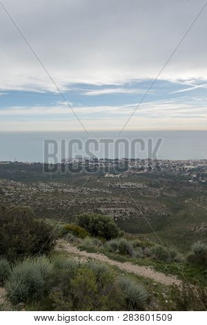 The Sea From The Top Of The Mountain In The Sierra De Irta