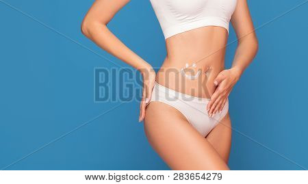 Woman Take Care Of Skin.