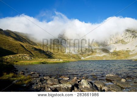 Acherito Lake in Oza Valley, Pyrenees in Spain.