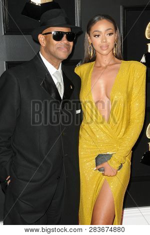LOS ANGELES - FEB 10:  Jimmy Jam, Bella Harris at the 61st Grammy Awards at the Staples Center on February 10, 2019 in Los Angeles, CA