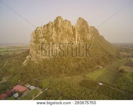 Top View Of Khao Nor, Nakhon Sawan, Thailand