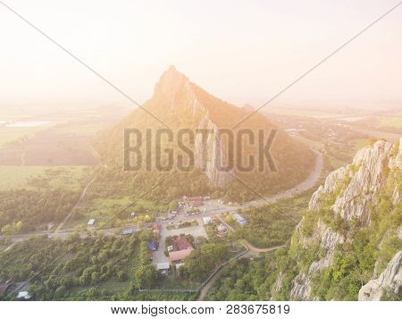 Top View Of Khao Nor, Nakhon Sawan, Thailand