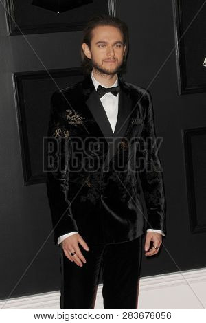 LOS ANGELES - FEB 10:  Zedd at the 61st Grammy Awards at the Staples Center on February 10, 2019 in Los Angeles, CA