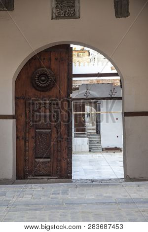 Old City In Jeddah Saudi Arabia Known As Historical Jeddah. Old And Heritage Windows And Doors In Je