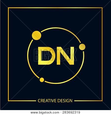 Initial Letter Dn Logo Template Vector Design