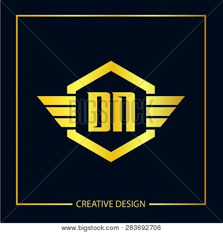 Initial Letter Dn Logo Template Vector Design