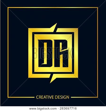 Initial Letter Dr Logo Template Vector Design