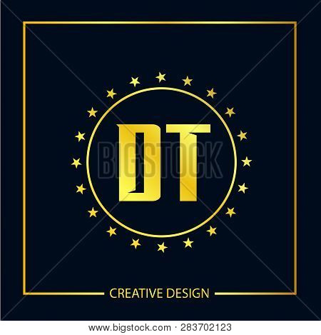 Initial Letter Dt Logo Template Vector Design