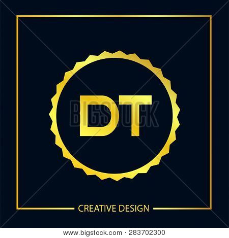 Initial Letter Dt Logo Template Vector Design
