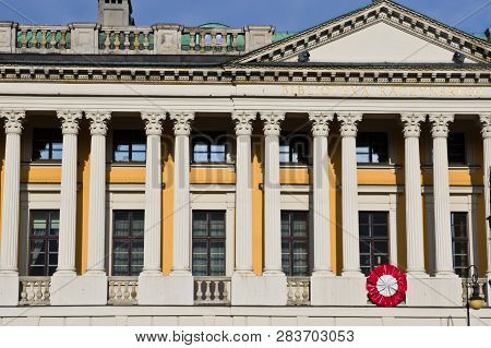 Poznan/poland - February 6th 2019: Raczynscy Library Building (biblioteka Raczynskich)